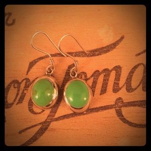 Sterling silver drop earrings